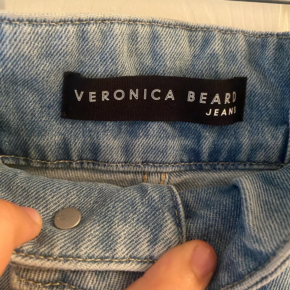NWOT Veronica Beard Nori Paperbag Short in Nova Wash Size 25 - Picture 5 of 6